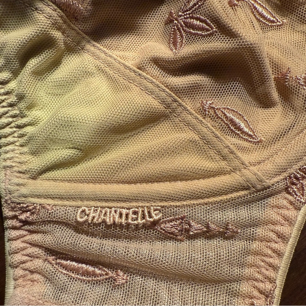 Chantelle Lace Bra in Brown - Picture 4 of 9